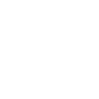 Learning development magnifying glass icon in white